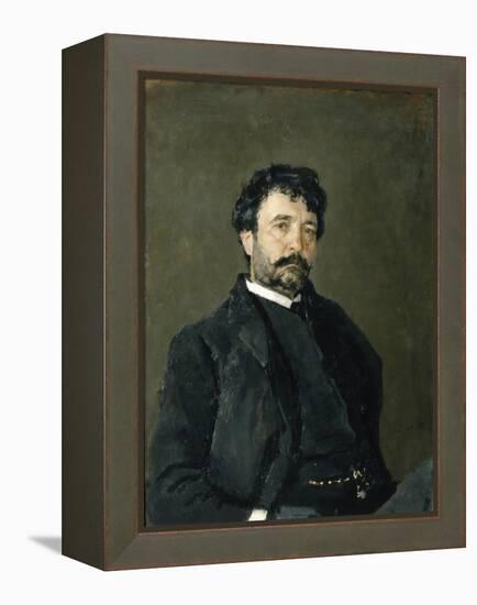 Portrait of the Opera Singer Angelo Masini (1844-192), 1890-Valentin Alexandrovich Serov-Framed Premier Image Canvas