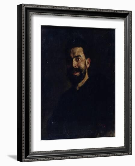 Portrait of the Opera Singer Francisco D?Andrade (1859-192), 1885-Valentin Alexandrovich Serov-Framed Giclee Print