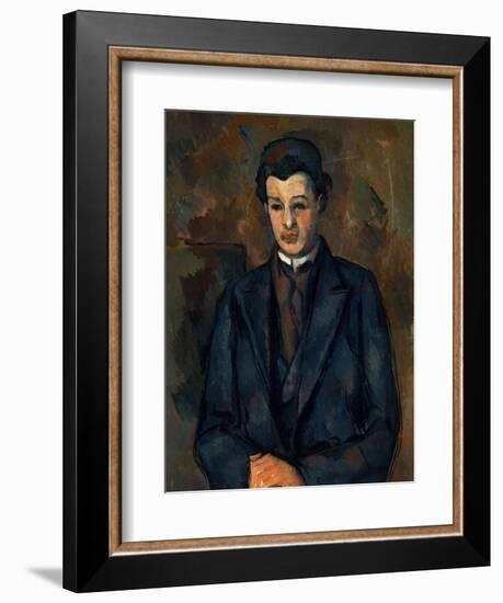 Portrait of the Painter Alfred Hauge, 1899-Paul Cézanne-Framed Giclee Print