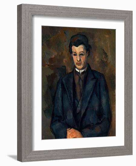 Portrait of the Painter Alfred Hauge, 1899-Paul Cézanne-Framed Giclee Print