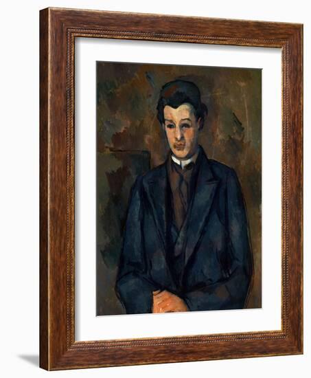 Portrait of the Painter Alfred Hauge, 1899-Paul Cézanne-Framed Giclee Print