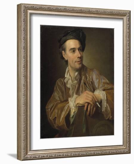 Portrait of the Painter Claude Joseph Vernet (1714-1789)-Alexander Roslin-Framed Giclee Print