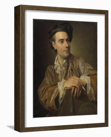 Portrait of the Painter Claude Joseph Vernet (1714-1789)-Alexander Roslin-Framed Giclee Print