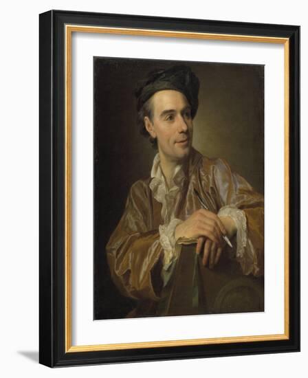 Portrait of the Painter Claude Joseph Vernet (1714-1789)-Alexander Roslin-Framed Giclee Print