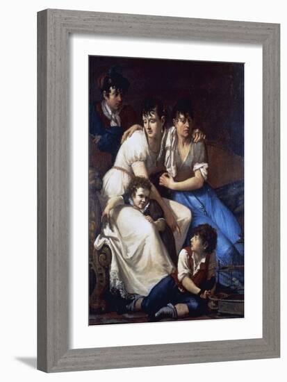 Portrait of the Painter's Family, 1807-Francesco Hayez-Framed Giclee Print