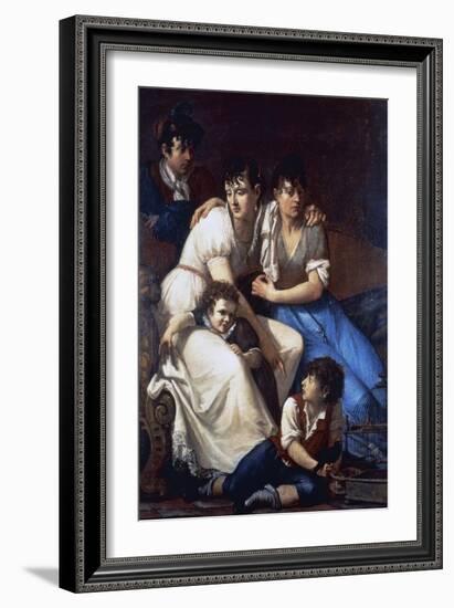 Portrait of the Painter's Family, 1807-Francesco Hayez-Framed Giclee Print