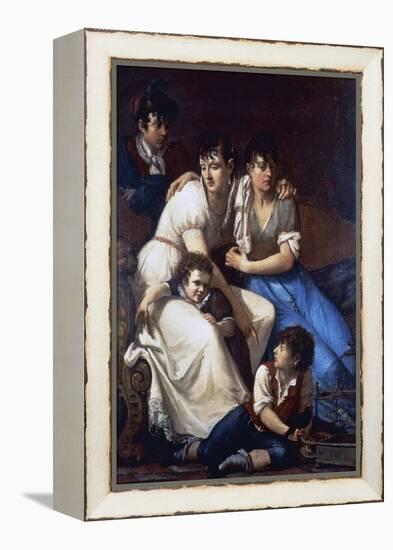 Portrait of the Painter's Family, 1807-Francesco Hayez-Framed Premier Image Canvas