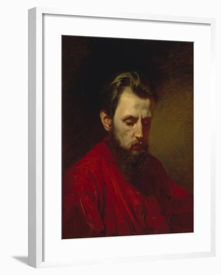 Portrait of the Painter Vyacheslav Grigoryevich Schwarz (1838-186), 1870-Alexander Dmitrievich Litovchenko-Framed Giclee Print