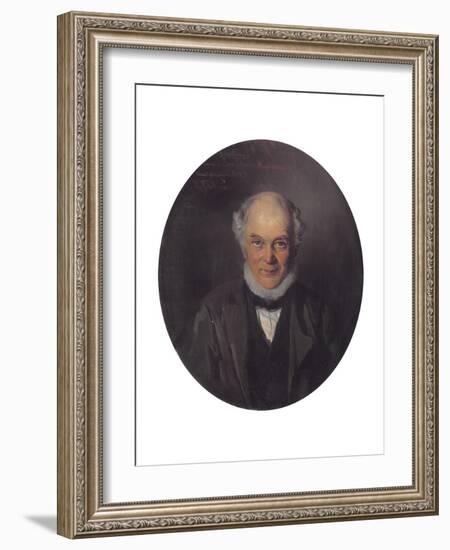 Portrait of the Painter Yegor Ivanovich Makovsky (1802-188), 1859-Konstantin Yegorovich Makovsky-Framed Giclee Print