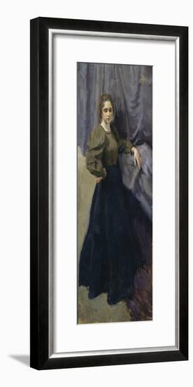 Portrait of the Painter Yelizaveta Martynova (1868-190), 1896-Osip Emmanuilovich Braz-Framed Giclee Print
