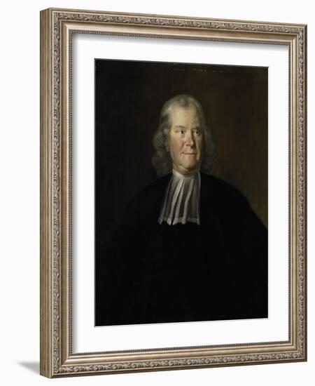 Portrait of the Physician Herman Boerhaave, Professor at the University of Leiden-Cornelis Troost-Framed Art Print