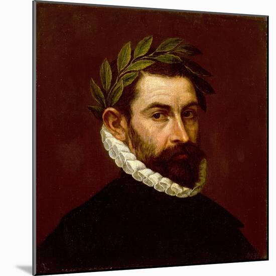 Portrait of the Poet Alonso Ercilla Y Zuniga-El Greco-Mounted Giclee Print