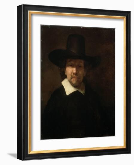 Portrait of the Poet Jeremias De Decker, 1666-Rembrandt van Rijn-Framed Giclee Print