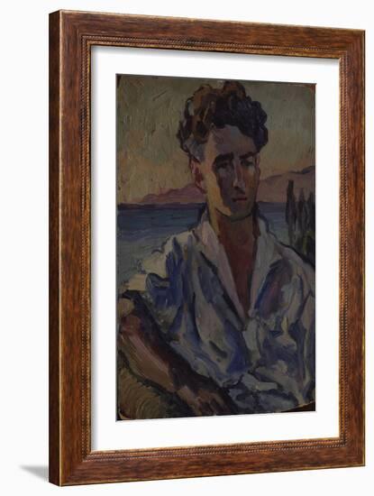 Portrait of the Poet Josef Utkin (1903-194), 1931-Aristarkh Vasilyevich Lentulov-Framed Giclee Print