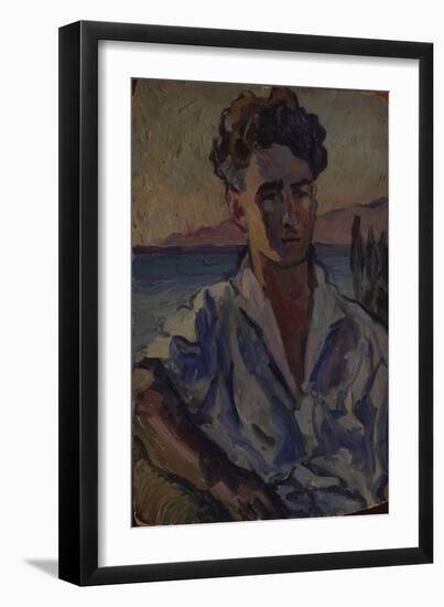 Portrait of the Poet Josef Utkin (1903-194), 1931-Aristarkh Vasilyevich Lentulov-Framed Giclee Print