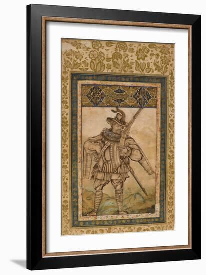 Portrait of the Portuguese Admiral Albuquerque, C.1615-null-Framed Giclee Print