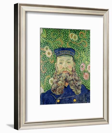 Portrait of the Postman Joseph Roulin, c.1889-Vincent van Gogh-Framed Premium Giclee Print