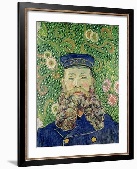 Portrait of the Postman Joseph Roulin, c.1889-Vincent van Gogh-Framed Giclee Print