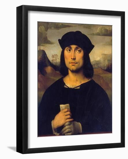 Portrait of the Preacher Scappi-Francesco Francia-Framed Giclee Print