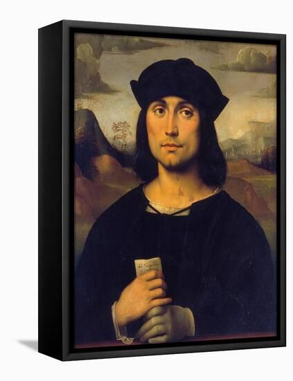 Portrait of the Preacher Scappi-Francesco Francia-Framed Premier Image Canvas