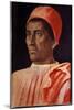 Portrait of the Priest Carlo Di Cosimo De'medici, 1466 (Tempera on Wood)-Andrea Mantegna-Mounted Giclee Print