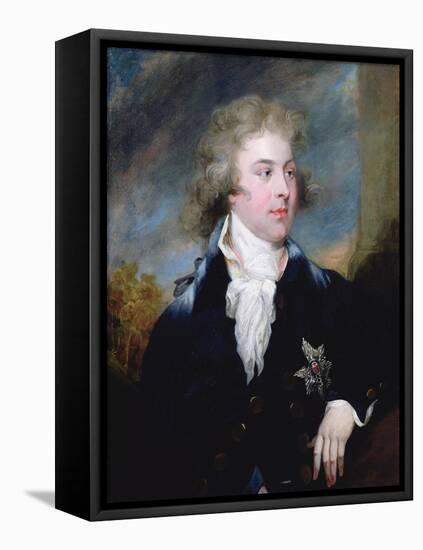 Portrait of the Prince of Wales, Late King George IV, 1790-John S. Smith-Framed Premier Image Canvas