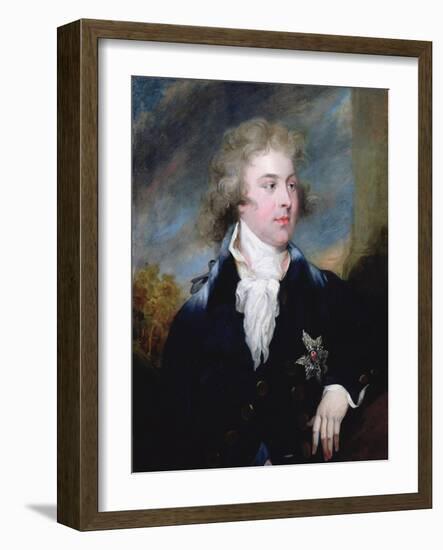 Portrait of the Prince of Wales, Late King George IV, 1790-John S. Smith-Framed Giclee Print