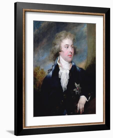 Portrait of the Prince of Wales, Late King George IV, 1790-John S. Smith-Framed Giclee Print