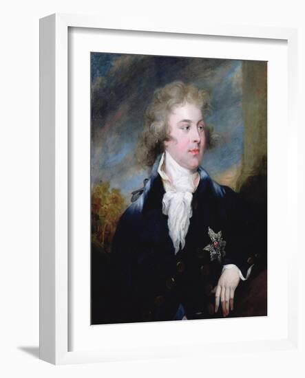 Portrait of the Prince of Wales, Late King George IV, 1790-John S. Smith-Framed Giclee Print