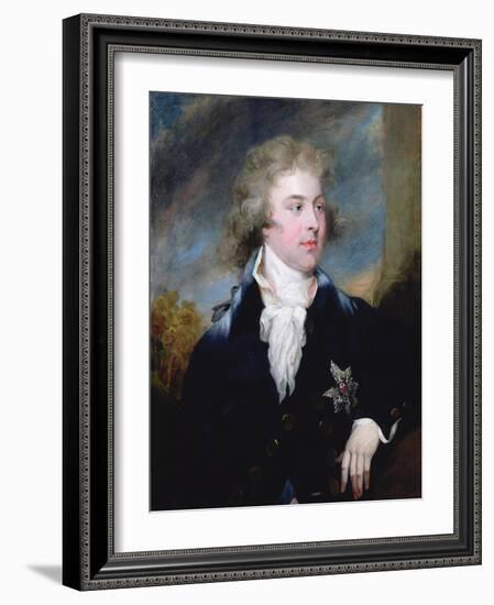 Portrait of the Prince of Wales, Late King George IV, 1790-John S. Smith-Framed Giclee Print