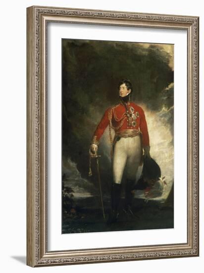 Portrait of the Prince Regent, later George IV-Thomas Lawrence-Framed Giclee Print