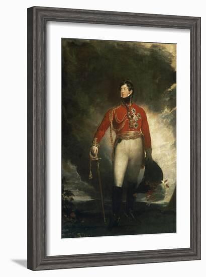 Portrait of the Prince Regent, later George IV-Thomas Lawrence-Framed Giclee Print