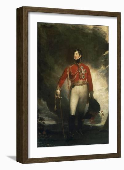 Portrait of the Prince Regent, later George IV-Thomas Lawrence-Framed Giclee Print