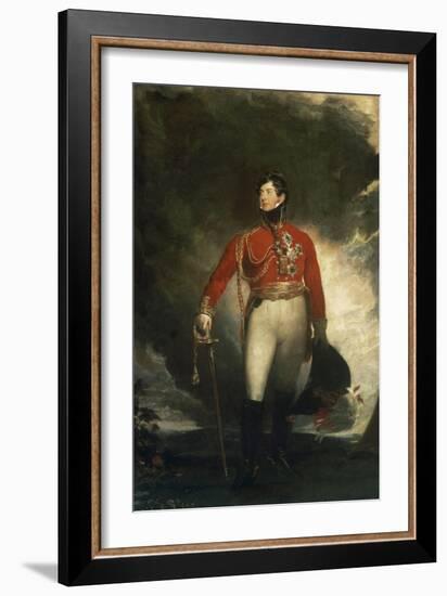 Portrait of the Prince Regent, later George IV-Thomas Lawrence-Framed Giclee Print