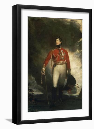 Portrait of the Prince Regent, later George IV-Thomas Lawrence-Framed Giclee Print