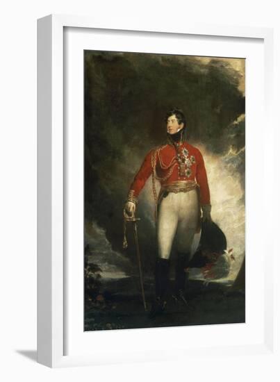 Portrait of the Prince Regent, later George IV-Thomas Lawrence-Framed Giclee Print