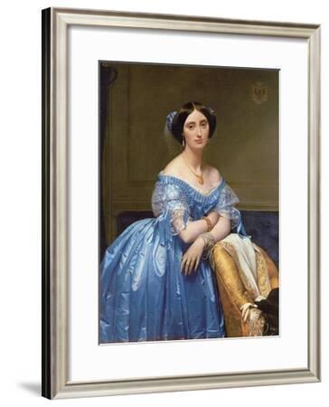 Portrait Of The Princesse De Broglie 1853 Giclee Print Jean Auguste Dominique Ingres Art Com