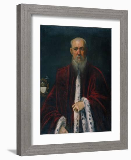 Portrait of the Procurator Alessandro Gritti-Jacopo Tintoretto-Framed Giclee Print