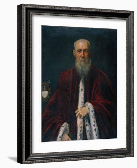 Portrait of the Procurator Alessandro Gritti-Jacopo Tintoretto-Framed Giclee Print