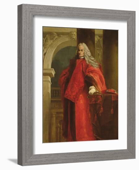 Portrait of the Procurator Dolfin-Giovanni Battista Tiepolo-Framed Giclee Print