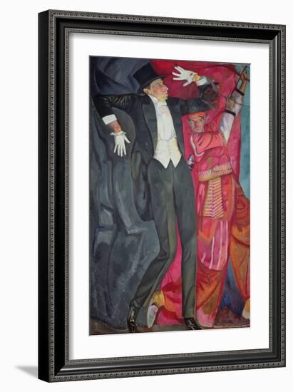 Portrait of the Producer Vsevolod Emilievich Meyerhold (1874-1940) 1916-Boris Dmitrievich Grigoriev-Framed Giclee Print