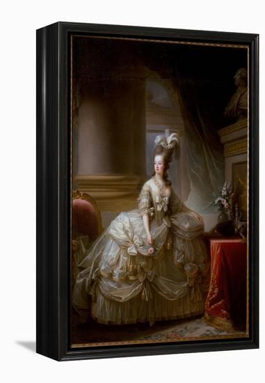 Portrait of the Queen of France Marie Antoinette, 18Th Century (Oil on Canvas)-Elisabeth Louise Vigee-LeBrun-Framed Premier Image Canvas