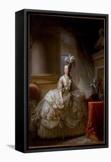 Portrait of the Queen of France Marie Antoinette, 18Th Century (Oil on Canvas)-Elisabeth Louise Vigee-LeBrun-Framed Premier Image Canvas