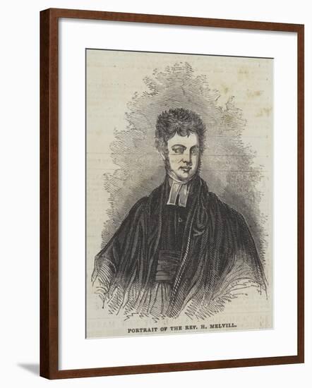 Portrait of the Reverend H Melvill-null-Framed Giclee Print