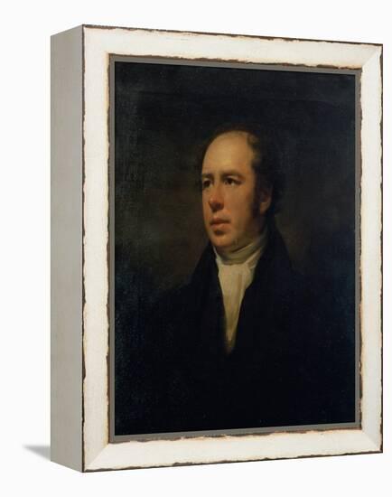 Portrait of the Reverend John Thomson, Minister of Duddingston (Oil on Canvas)-Henry Raeburn-Framed Premier Image Canvas