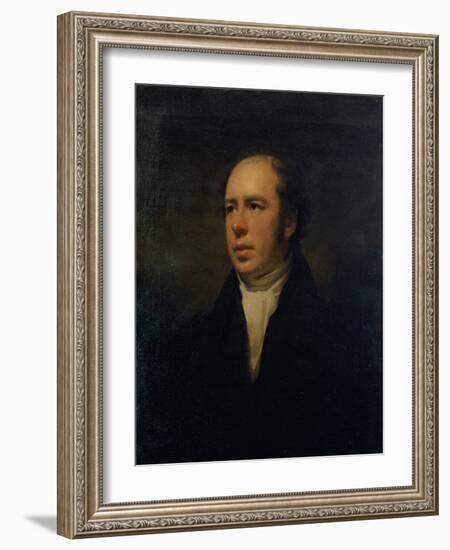 Portrait of the Reverend John Thomson, Minister of Duddingston (Oil on Canvas)-Henry Raeburn-Framed Giclee Print