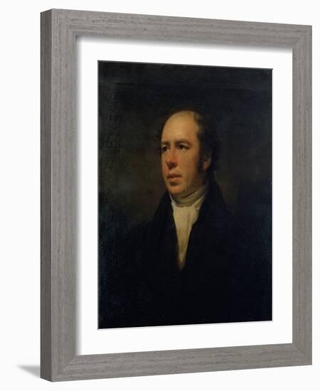 Portrait of the Reverend John Thomson, Minister of Duddingston (Oil on Canvas)-Henry Raeburn-Framed Giclee Print