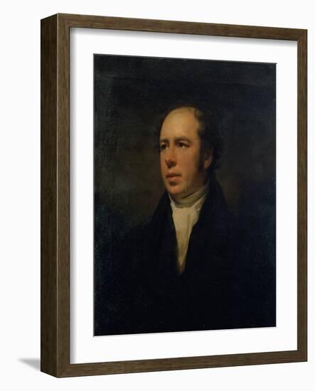 Portrait of the Reverend John Thomson, Minister of Duddingston (Oil on Canvas)-Henry Raeburn-Framed Giclee Print