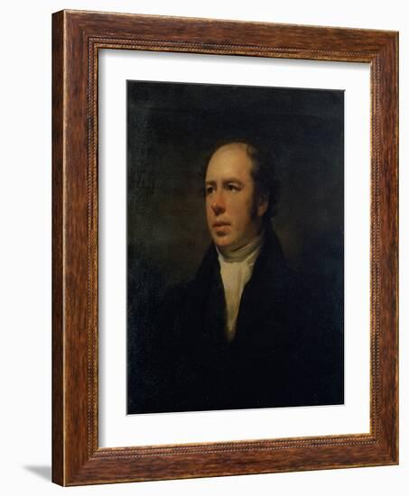 Portrait of the Reverend John Thomson, Minister of Duddingston (Oil on Canvas)-Henry Raeburn-Framed Giclee Print