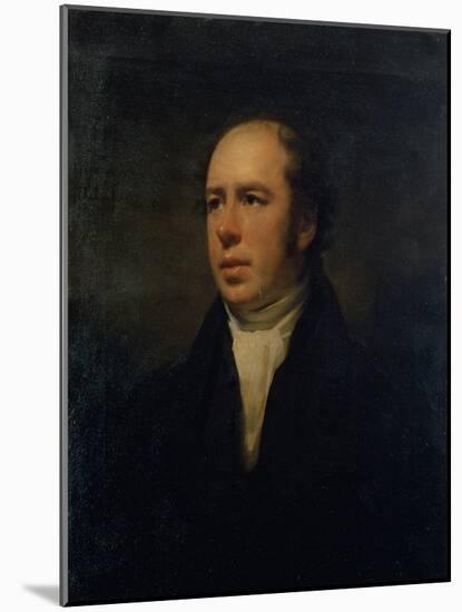 Portrait of the Reverend John Thomson, Minister of Duddingston (Oil on Canvas)-Henry Raeburn-Mounted Giclee Print